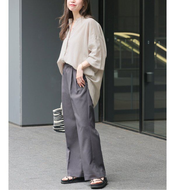 JOURNAL STANDARD relume「楊柳バンドカラーシャツ」|シャツ・ブラウス|