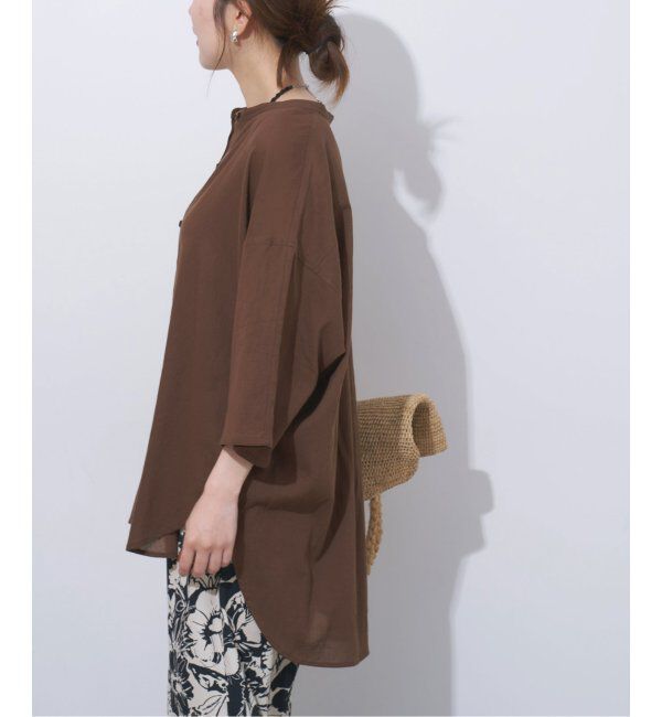 JOURNAL STANDARD relume「楊柳バンドカラーシャツ」|シャツ・ブラウス|