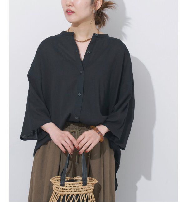 JOURNAL STANDARD relume「楊柳バンドカラーシャツ」|シャツ・ブラウス|