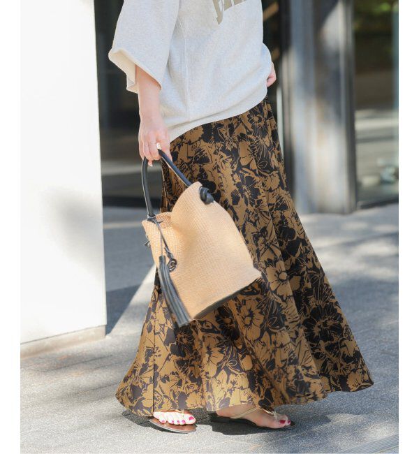 JOURNAL STANDARD relume「《WEB限定追加2》コントラストフラワープリントスカート」|スカート|