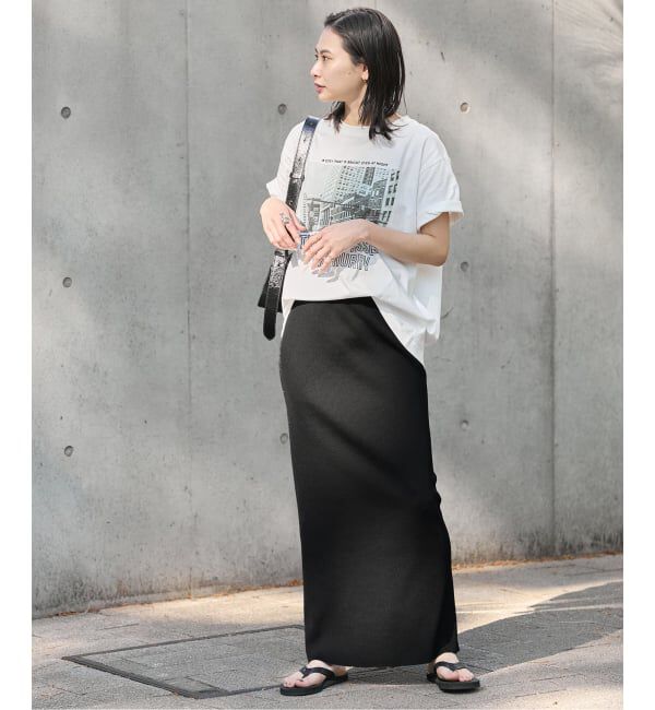 JOURNAL STANDARD「《WEB限定追加3》ハリヌキテレコロングスカート」|スカート|