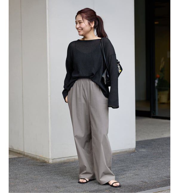 JOURNAL STANDARD「《追加5》【撥水/接触冷感/洗える/UVカット】リネンナイロンストレッチワイドパンツ」|その他|