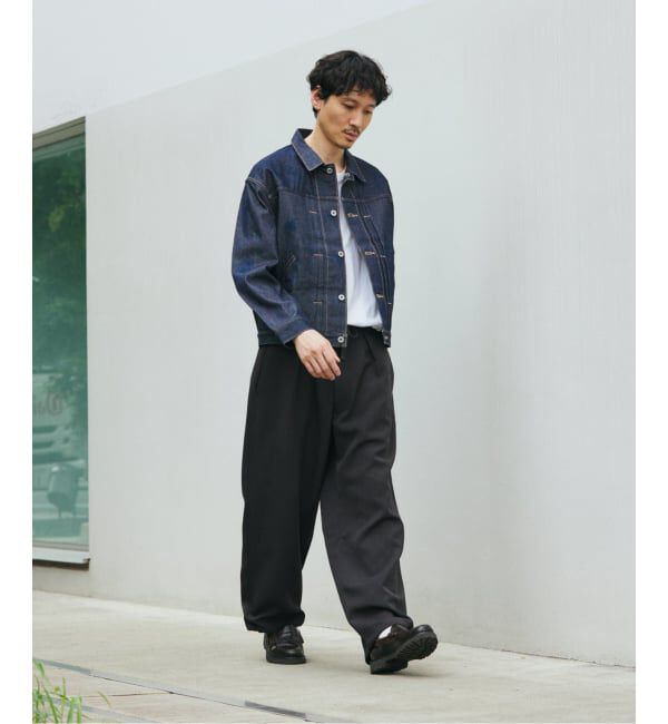 JOURNAL STANDARD「ダブル クロス オーバー パンツ」|スラックス|