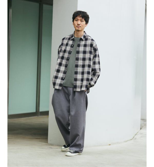 JOURNAL STANDARD「ダブル クロス オーバー パンツ」|スラックス|