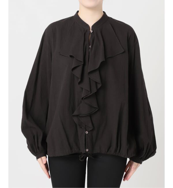 JOURNAL STANDARD「ボイルストライプフリルブラウス」|シャツ・ブラウス|