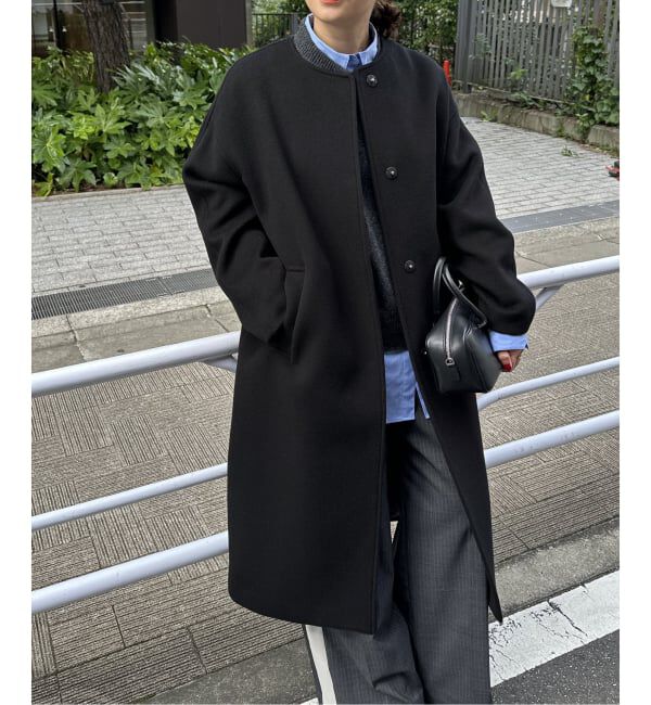 JOURNAL STANDARD「《追加》スーパー140ビーバーノーカラーコート」|ノーカラーコート|