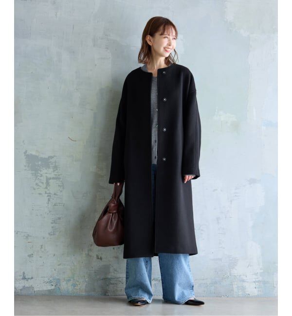 JOURNAL STANDARD「《追加》スーパー140ビーバーノーカラーコート」|ノーカラーコート|