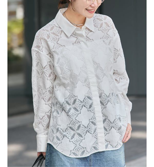 JOURNAL STANDARD「《予約》コードレースシャツ」|シャツ・ブラウス|