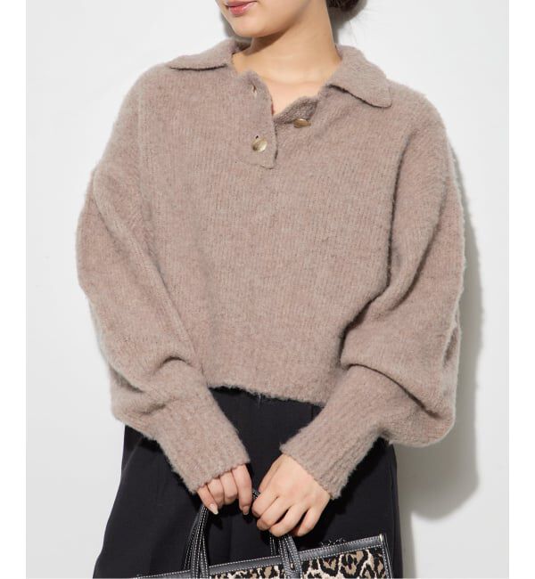 journal standard L'essage「MOUSSEキモウプルオーバー」|ニット・セーター|ベージュ