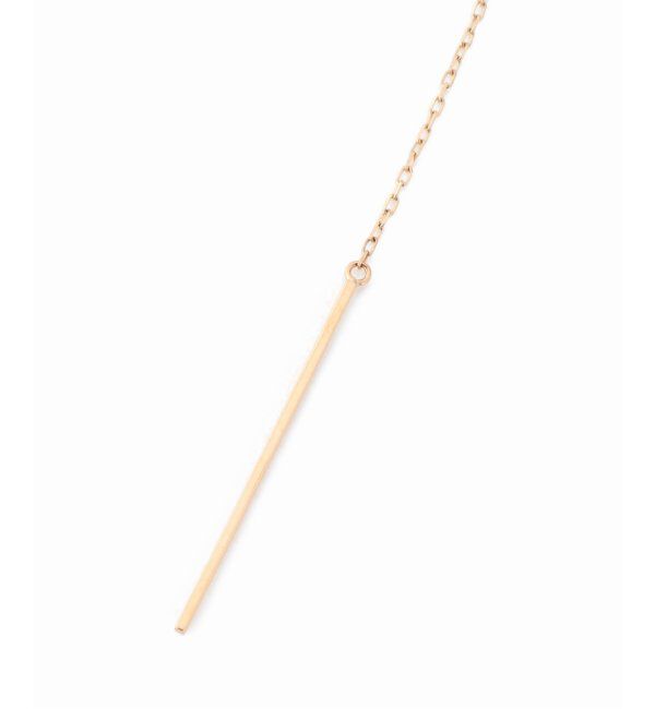 Lilas by Spick&Span「チェーンバーピアスキャッチ K10」|その他|