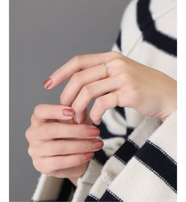 Lilas by Spick&Span「ビーチダイヤリング K10」|リング|