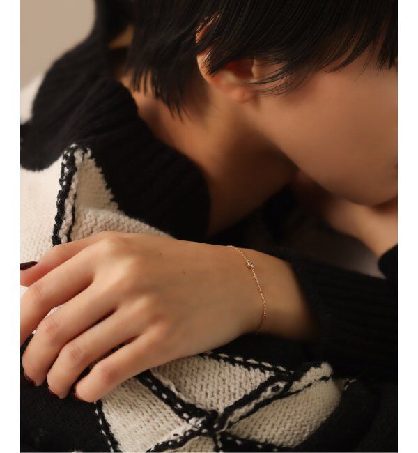 Lilas by Spick&Span「クラシック1粒0.1ctダイヤブレスレット K18」|ブレスレット・バングル|