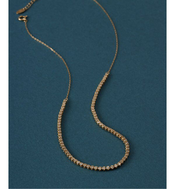 Lilas by Spick&Span「テニスネックレス K18」|ネックレス|