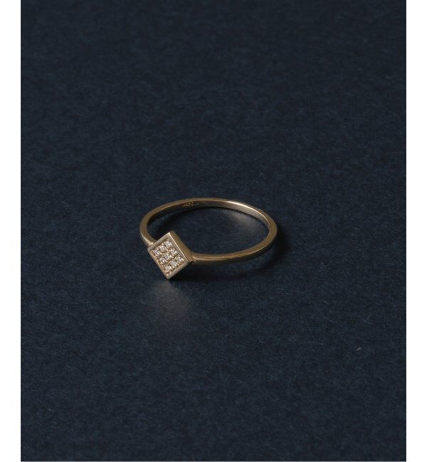 Lilas by Spick&Span「ロムバスパヴェダイヤリング K10」|リング|ゴールド