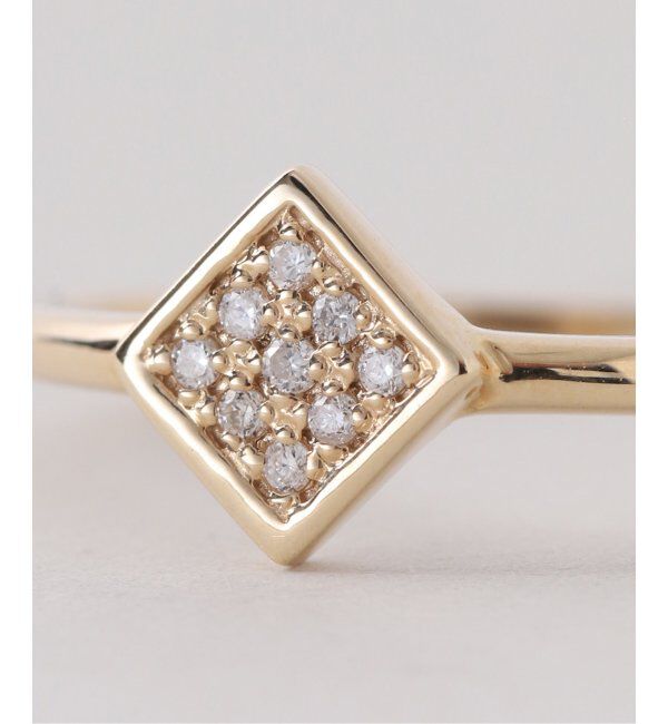 Lilas by Spick&Span「ロムバスパヴェダイヤリング K10」|リング|