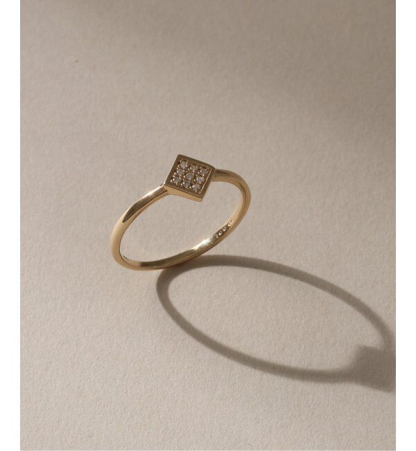 Lilas by Spick&Span「ロムバスパヴェダイヤリング K10」|リング|