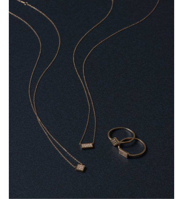 Lilas by Spick&Span「ロムバスパヴェダイヤリング K10」|リング|