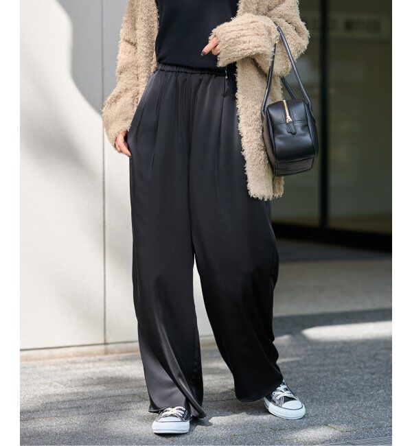 FRAMeWORK「サテンストレッチイージーパンツ」|その他|