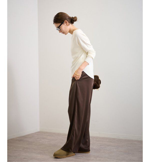 FRAMeWORK「サテンストレッチイージーパンツ」|その他|