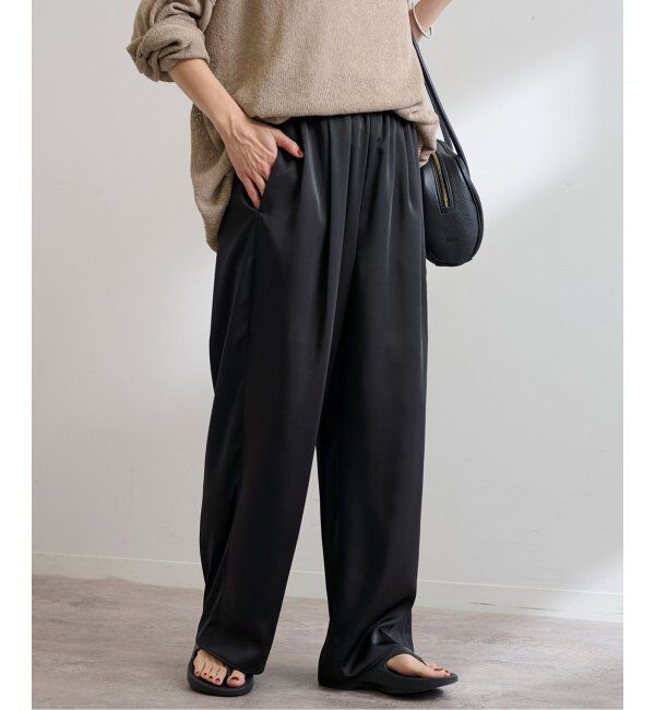 FRAMeWORK「サテンストレッチイージーパンツ」|その他|