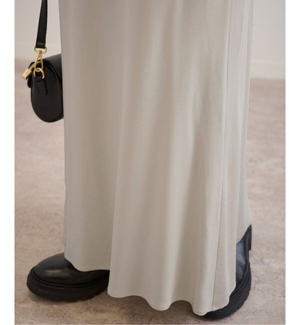 FRAMeWORK「≪追加≫キュプラバイアスサテンロングスカート」|スカート|