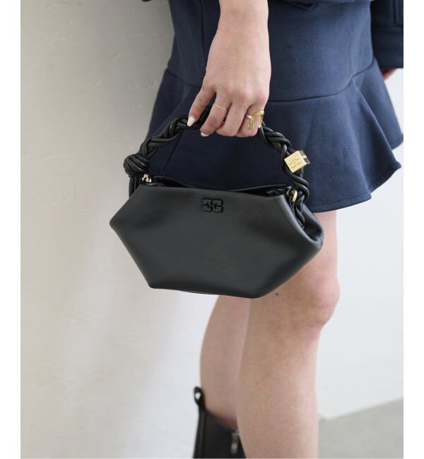 U by SPICK&SPAN「GANNI  / ガニーGanni Bou Bag Mini」|ショルダー・メッセンジャー|ブラック