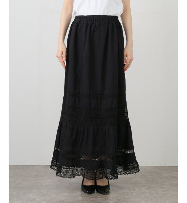 FRAMeWORK「H 別注VINTAGE LIKEコットンレーススカート」|スカート|