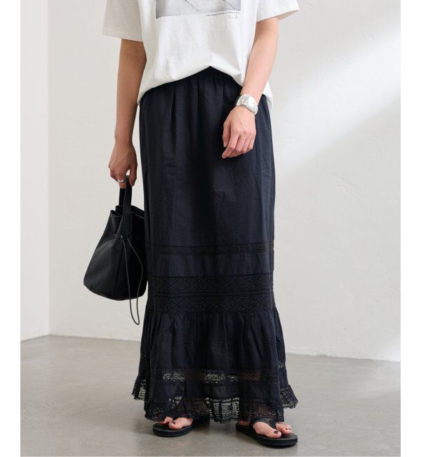 FRAMeWORK「H 別注VINTAGE LIKEコットンレーススカート」|スカート|