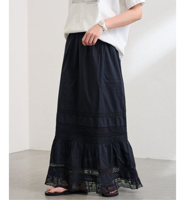 FRAMeWORK「H 別注VINTAGE LIKEコットンレーススカート」|スカート|