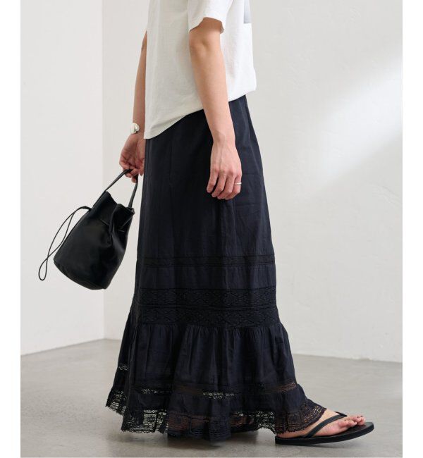 FRAMeWORK「H 別注VINTAGE LIKEコットンレーススカート」|スカート|