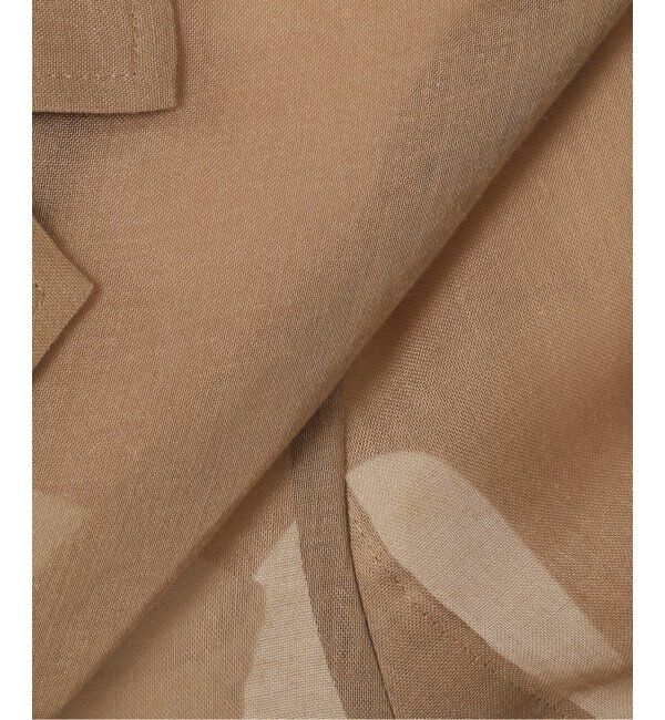 NOBLE「《追加》ソフトオーガンジーシアージャケット 2」|テーラードジャケット|