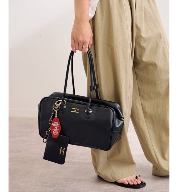 FRAMeWORK「YOUNG&OLSEN 別注SMOOTH LEATHER STUDENT M KHWL」|ハンドバッグ|