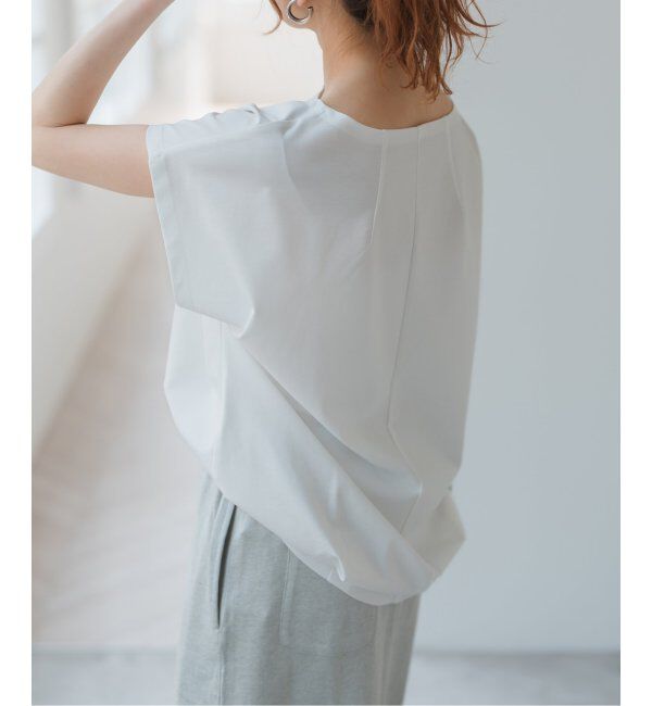 Spick and Span「《一部店舗+WEB限定》ポンチフレンチスリーブプルオーバー」|Tシャツ・カットソー|