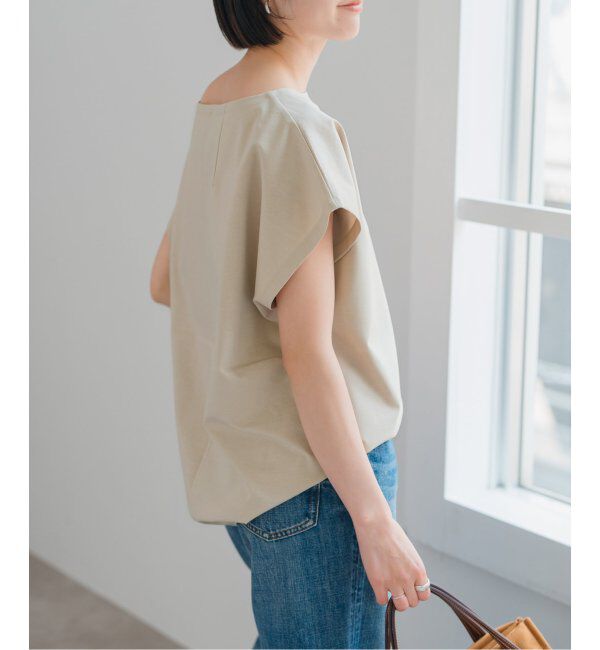 Spick and Span「《一部店舗+WEB限定》ポンチフレンチスリーブプルオーバー」|Tシャツ・カットソー|