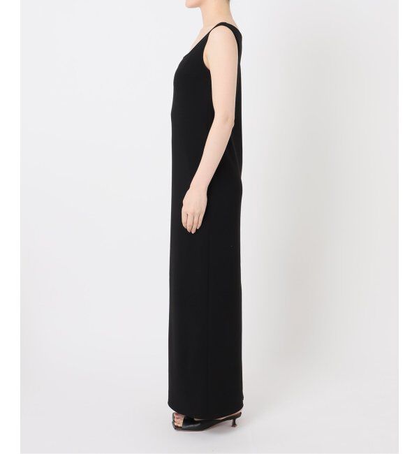 NOBLE「《追加》【洗える】ニットライクジョーゼット2wayワンピース」|ワンピース|