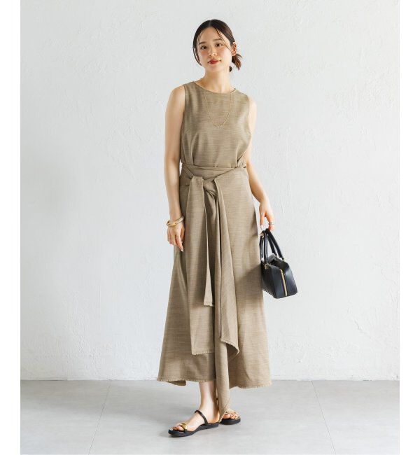 NOBLE「《追加》フリンジヘムレイヤードワンピース」|ワンピース|