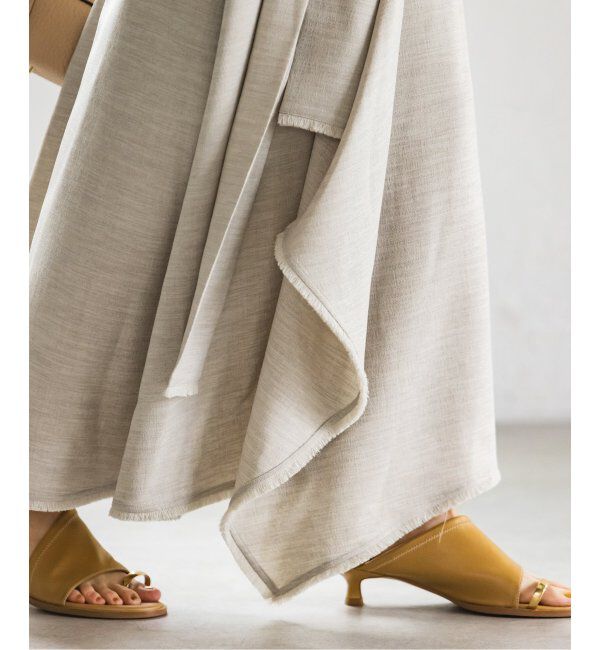 NOBLE「《追加》フリンジヘムレイヤードワンピース」|ワンピース|