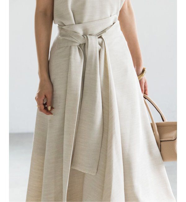 NOBLE「《追加》フリンジヘムレイヤードワンピース」|ワンピース|