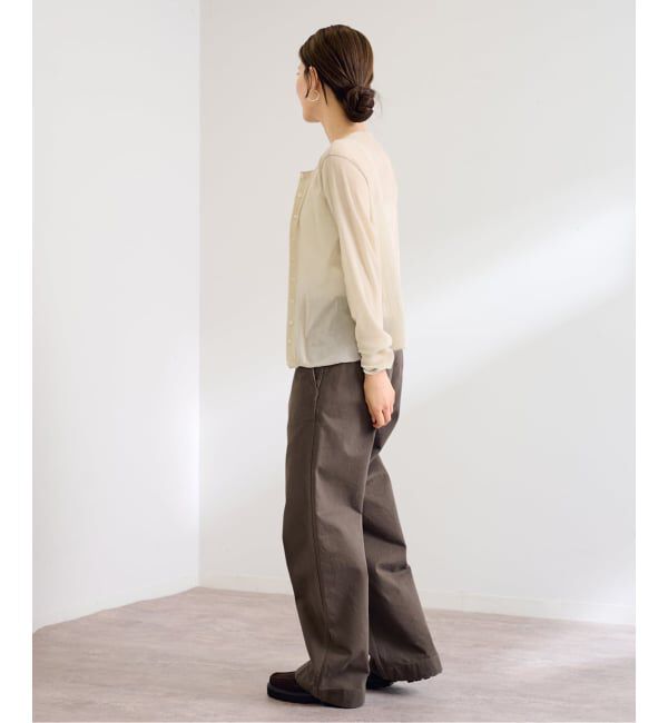 FRAMeWORK「≪追加 / 新色≫チュールフロッキーカーディガン」|カーディガン|