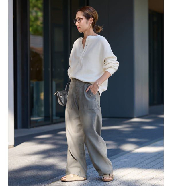 FRAMeWORK「≪追加 / 新色≫カノコ2WAYヘンリーニット」|ニット・セーター|