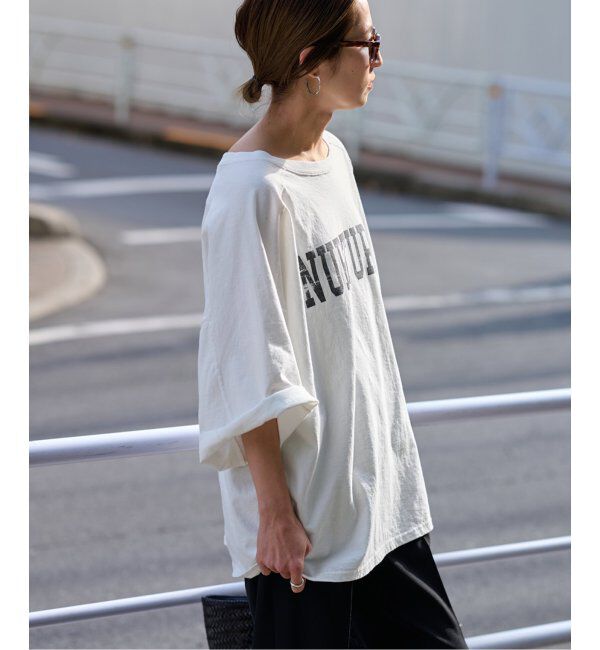 FRAMeWORK「≪WEB限定 / 追加≫ハーフスリーブロゴTEE 2」|Tシャツ・カットソー|