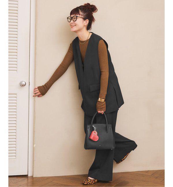 Spick and Span「TWカルゼVネックベスト」|その他|