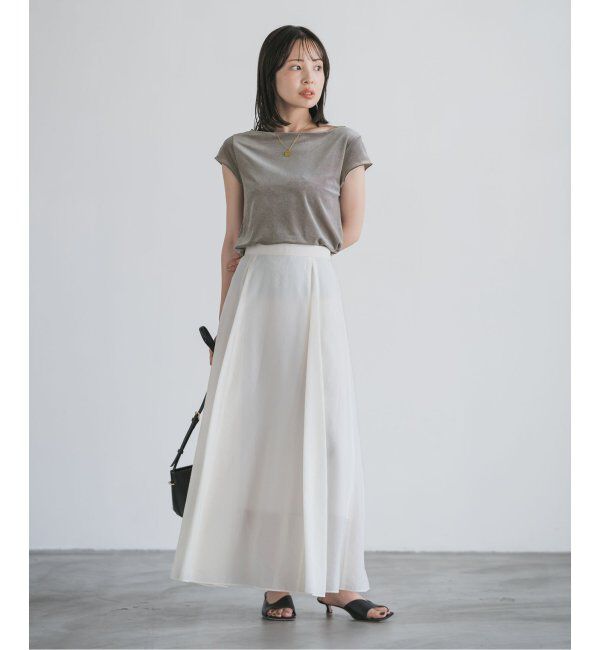 NOBLE「シアーベロアキャップスリーブTee」|Tシャツ・カットソー|