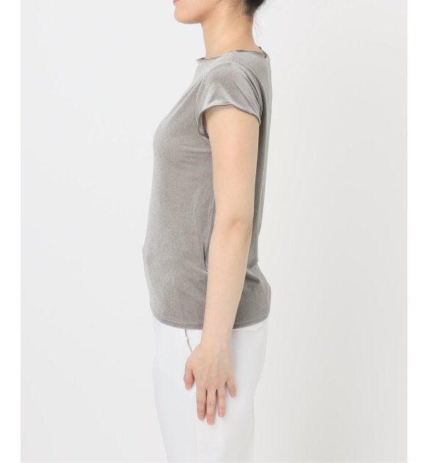 NOBLE「シアーベロアキャップスリーブTee」|Tシャツ・カットソー|