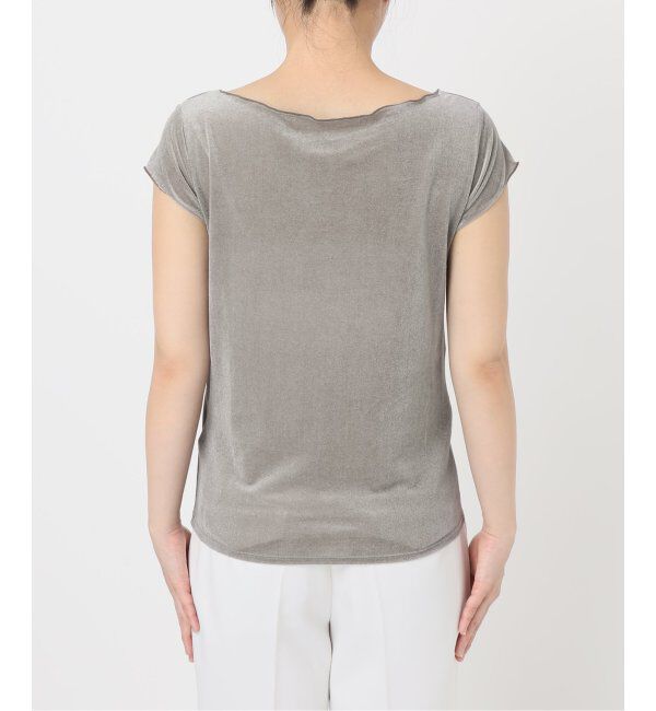 NOBLE「シアーベロアキャップスリーブTee」|Tシャツ・カットソー|