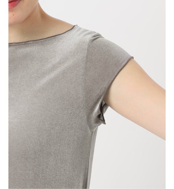 NOBLE「シアーベロアキャップスリーブTee」|Tシャツ・カットソー|
