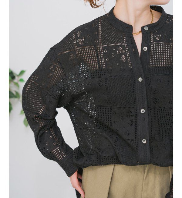 Spick and Span「《追加3》PEレースシャツ」|シャツ・ブラウス|