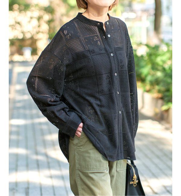 Spick and Span「《追加3》PEレースシャツ」|シャツ・ブラウス|