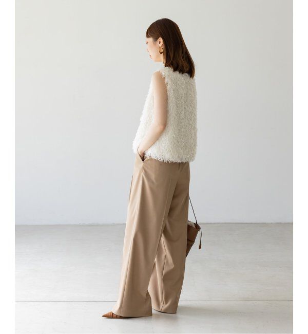 NOBLE「《追加》【洗える】フェザーヤーンタンクトッププルオーバー2」|シャツ・ブラウス|