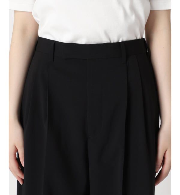 FRAMeWORK「≪追加≫ウォッシャブルTWタックワイドパンツ」|スラックス|